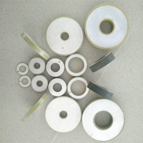 Elemento anello ceramico piezoelettrico PZT-8 per trasduttore ad ultrasuoni