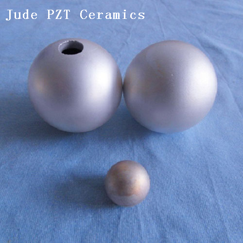 Componenti sferici ed emisferici ceramici piezoelettrici Misura della distanza a ultrasuoni PZT-4