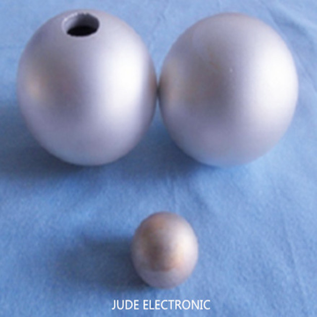 Sfera ceramica piezoelettrica e elementi dell'emisfero