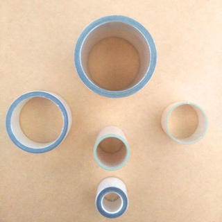 Componenti di tubo/cilindro in ceramica piezoelettrica applicati per il rivelatore ad ultrasuoni
