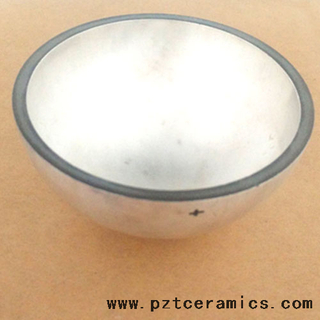 Ceramica piezoelettrica sfera ed emisfero