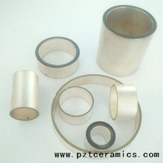 tubo di ceramica piezoelettrica/ elemento cilindro piezoceramico