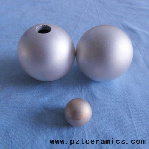 Sfera e emisfero in ceramica piezoelettrica