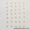 Disc ceramico Piezo Elemento sensore ultrasonico Prodotto personalizzato PZT disco