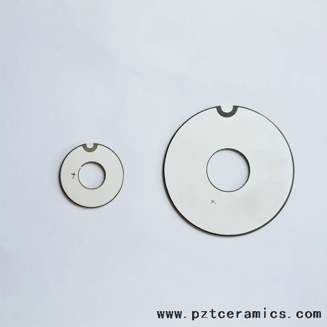 Avvolgere l'elettrodo da 1,25 MHz Anello piezoleo grande spessore sottile