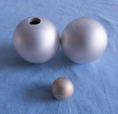 Sfera e emisfero in ceramica piezoelettrica